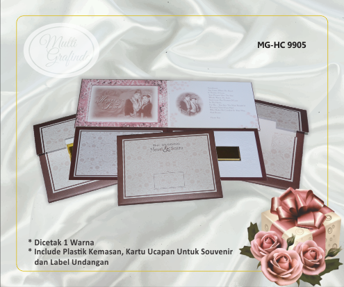 Undangan Template Eksklusif 16,5x22,5 cm